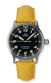 Omega Dynamic III Date Stainless Steel / Black / Yellow Coramide